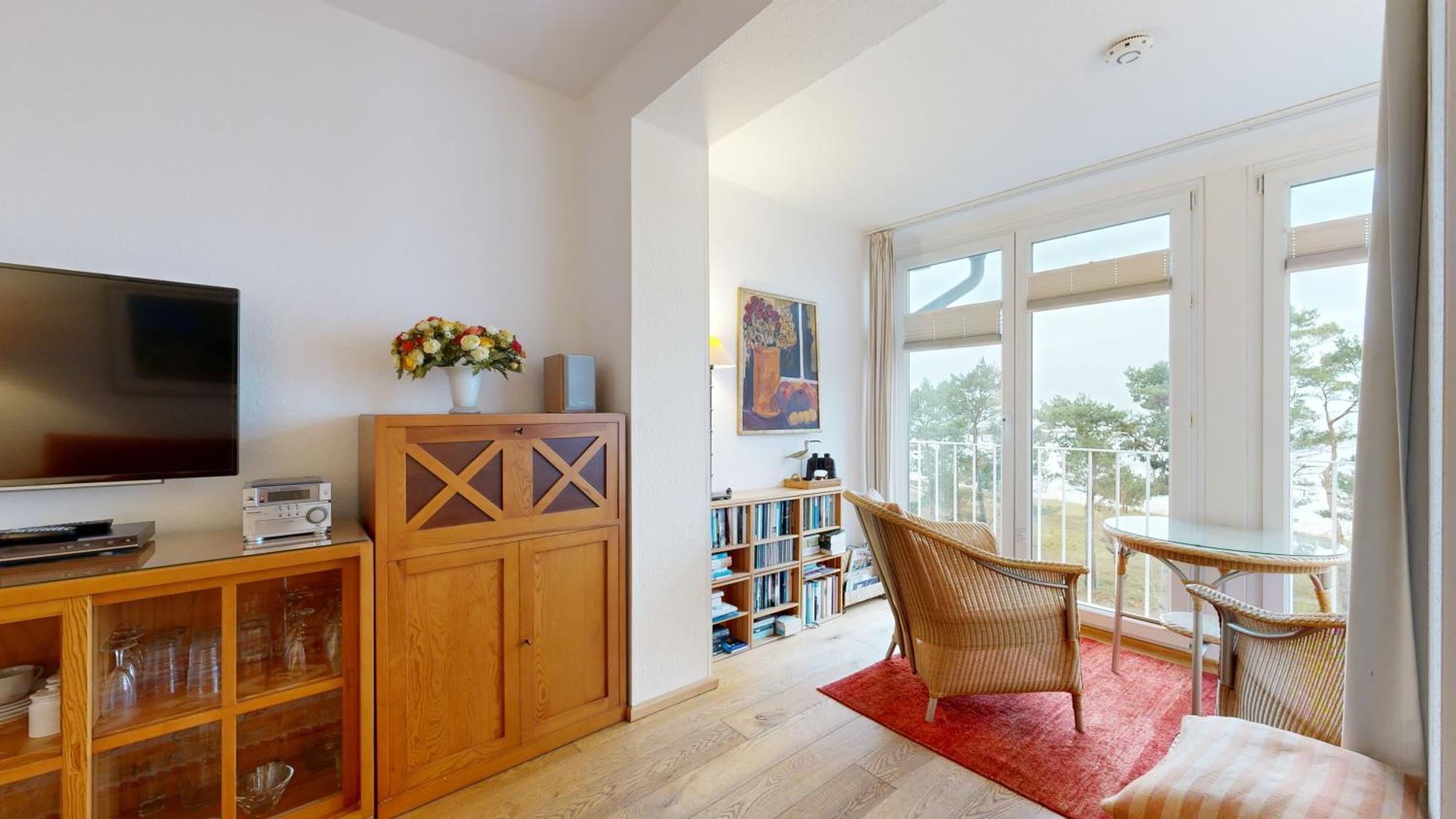 Fewo Direkt Am Strand Mit Meerblick Und Suedbalkon, Villa Freia 27, Binz Dış mekan fotoğraf